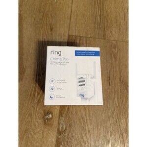 Ring Chime Pro Wi-Fi Extender and Indoor Chime White 1st Gen White